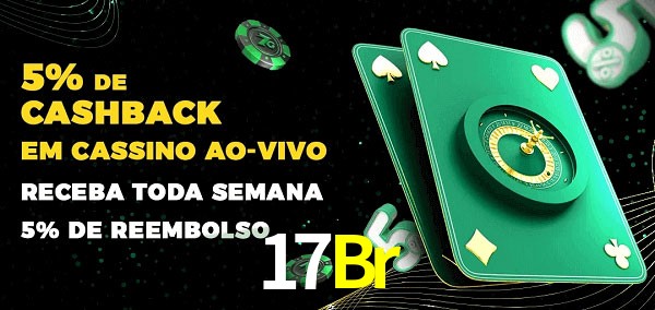 Promoções do cassino ao Vivo 17Br